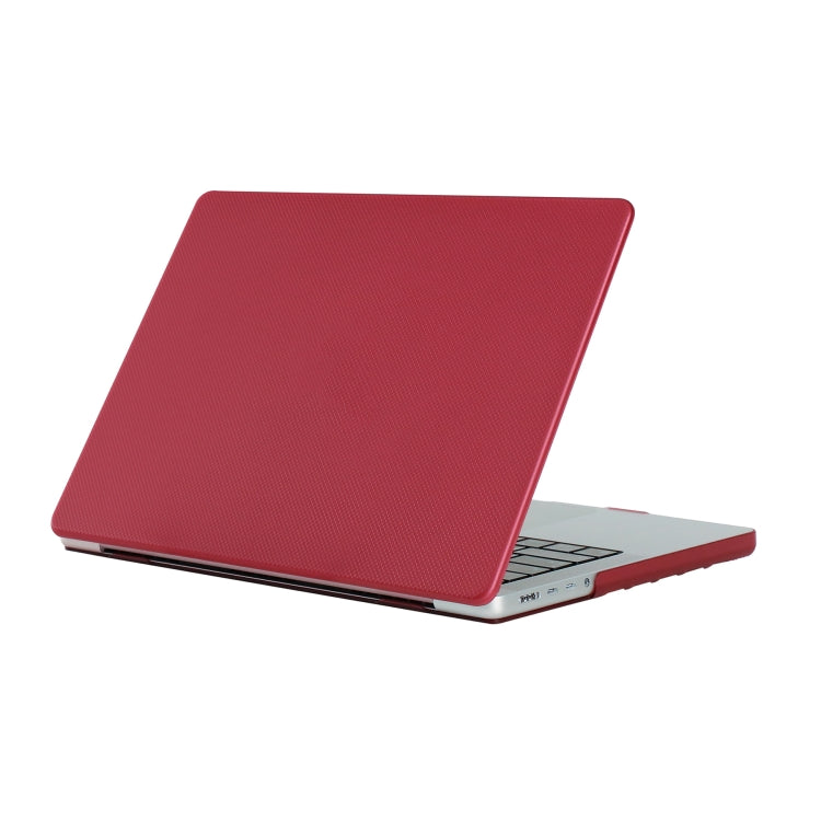 Dot Texture Double Sided Tanned Laptop Case For MacBook Pro 13.3 inch A1706/A1708/A1989/A2159/A2289/A2251/A2338(Red) - MacBook Pro Cases by PMC TechLife | Online Shopping South Africa | PMC TechLife