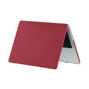 Dot Texture Double Sided Tanned Laptop Case For MacBook Pro 13.3 inch A1706/A1708/A1989/A2159/A2289/A2251/A2338(Red)