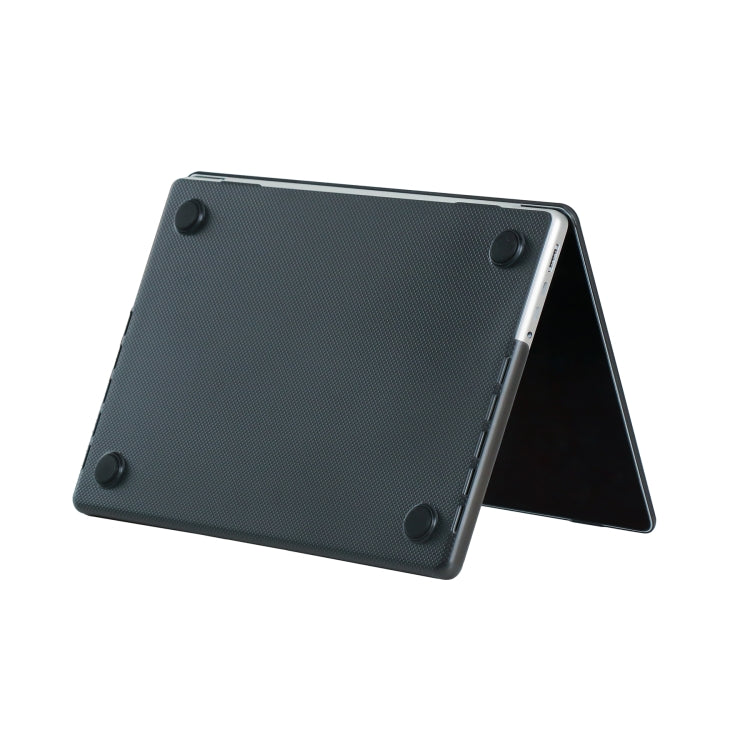 Dot Texture Double Sided Tanned Laptop Case For MacBook Pro 14.2 inch A2442 2021(Black) - MacBook Pro Cases by PMC TechLife | Online Shopping South Africa | PMC TechLife