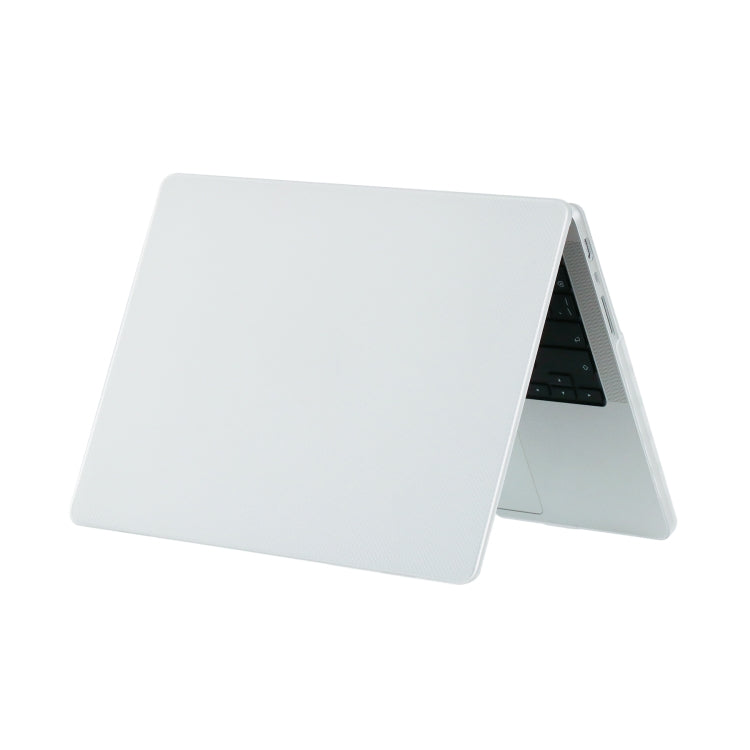 Dot Texture Double Sided Tanned Laptop Case For MacBook Pro 14.2 inch A2442 2021(Transparent) - MacBook Pro Cases by PMC TechLife | Online Shopping South Africa | PMC TechLife