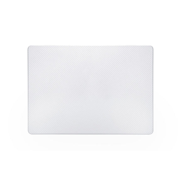 Carbon Fiber Textured Plastic Laptop Protective Case For MacBook Pro 16.2 inch A2485 2021(Transparent)