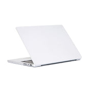 Carbon Fiber Textured Plastic Laptop Protective Case For MacBook Pro 16.2 inch A2485 2021(Transparent)