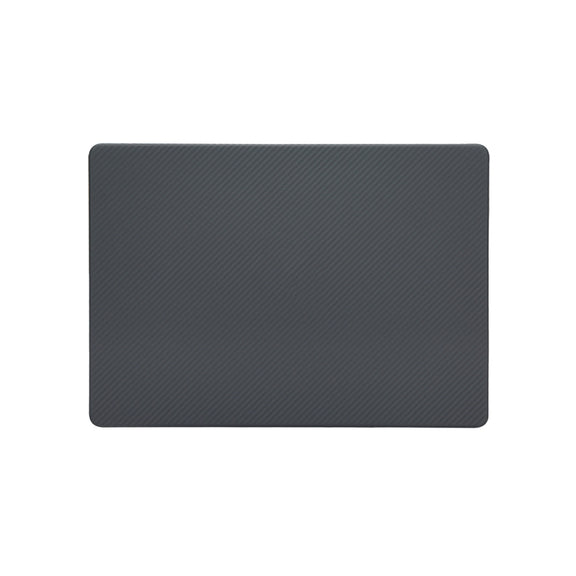 Carbon Fiber Textured Plastic Laptop Protective Case For MacBook Pro 16.2 inch A2485 2021(Black)