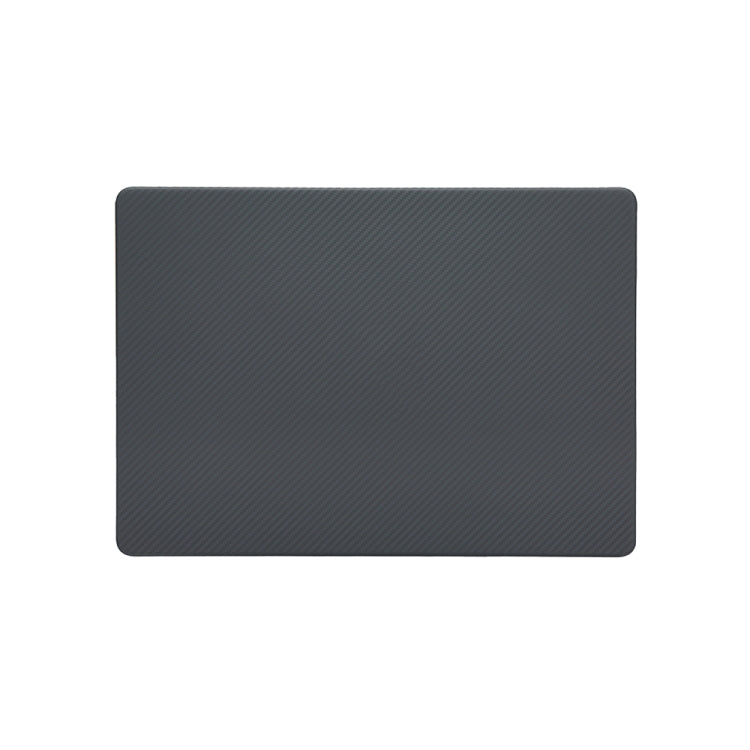Carbon Fiber Textured Plastic Laptop Protective Case For MacBook Pro 16.2 inch A2485 2021(Black)