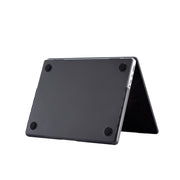 Carbon Fiber Textured Plastic Laptop Protective Case For MacBook Pro 16.2 inch A2485 2021(Black)