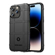 For iPhone 14 Pro Max Rugged Shield Full Coverage Shockproof TPU Case (Black) - iPhone 14 Pro Max Cases by PMC TechLife | Online Shopping South Africa | PMC TechLife | Buy Now Pay Later Mobicred