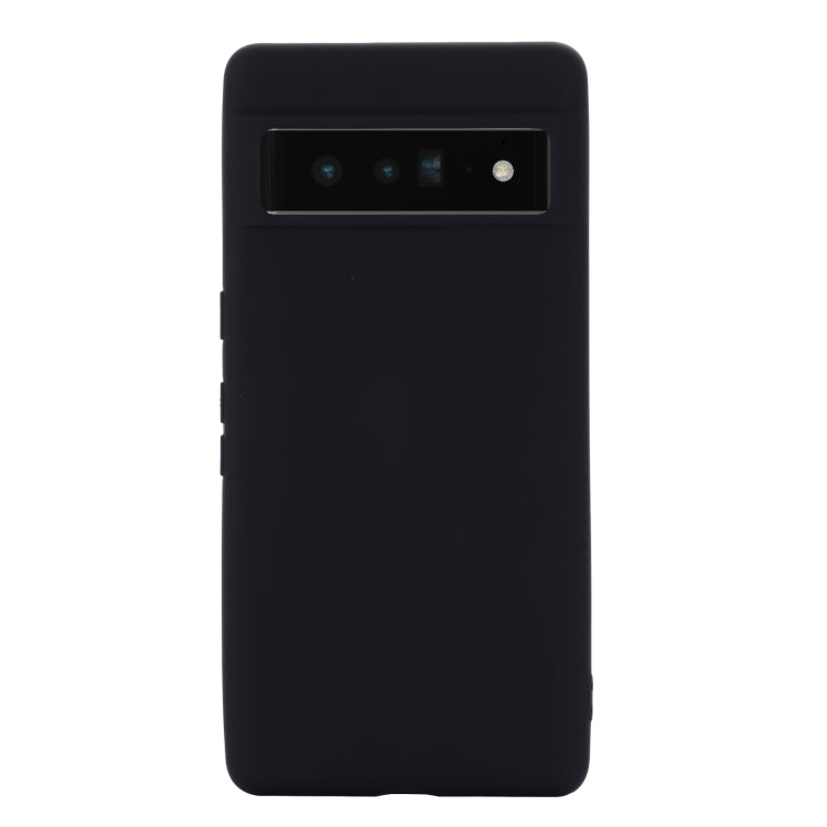 For Google Pixel 7 Pro Pure Color Liquid Silicone Shockproof Phone Case(Black) - free shipping - PMC TechLife - Order now!