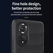 For Huawei Nova 9 SE/Honor 50 SE Magic Shield TPU + Flannel Phone Case(Wine Red)