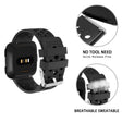 For FITBIT Versa Breathable Watch Band(Gray)