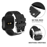 For FITBIT Versa Breathable Watch Band(Gray)
