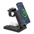 D2 15W Max 6 in 1 Multifunction Fast Wireless Charger Holder(Black) -  by PMC TechLife | Online Shopping South Africa | PMC TechLife