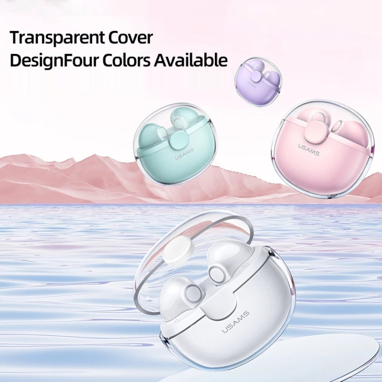 USAMS BU12 TWS Half In-Ear Bluetooth 5.1 Wireless Earphones(Green) - free shipping - PMC TechLife - Order now!