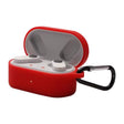 For OnePlus Buds N Wireless Earphone Silicone Protective Case with Hook(Red) - free shipping - PMC TechLife - Order now!