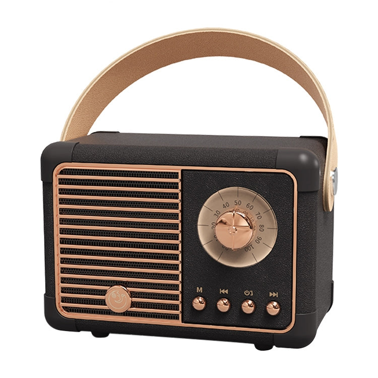 HM11 PLUS Portable HIFI Mini Retro Wireless Bluetooth Speaker(Black) - Mini Speaker by PMC Jewellery | Online Shopping South Africa | PMC Jewellery | Buy Now Pay Later Mobicred