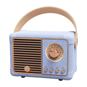 HM11 PLUS Portable HIFI Mini Retro Wireless Bluetooth Speaker(Light Purple)