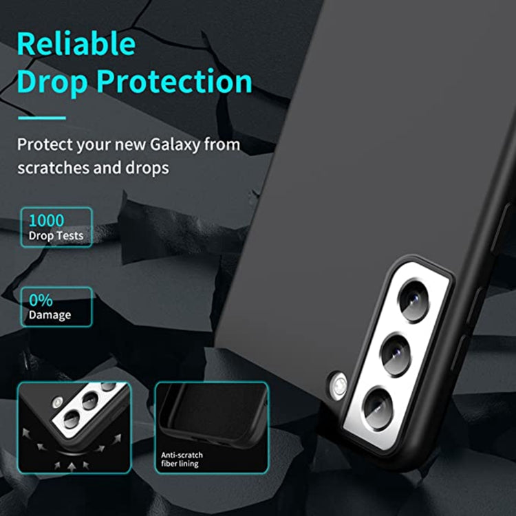For Samsung Galaxy S21 5G MagSafe Magnetic Liquid Silicone Phone Case(Black) - Galaxy S21 5G Cases by PMC TechLife | Online Shopping South Africa | PMC TechLife