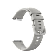 For Huawei Band 7 / Honor Band 7 Pure Color Silicone Watch Band(Grey)
