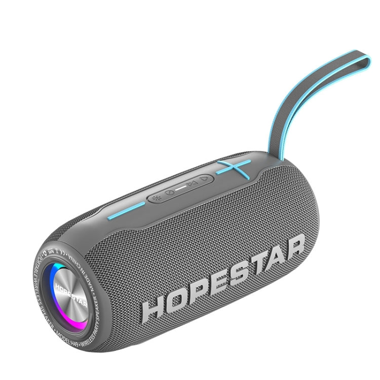 HOPESTAR H49 RGB Light TWS Waterproof Wireless Bluetooth Speaker(Grey) - free shipping - PMC TechLife - Order now!