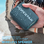 HOPESTAR H54 RGB Light TWS Water-resistant Wireless Bluetooth Speaker(Red)
