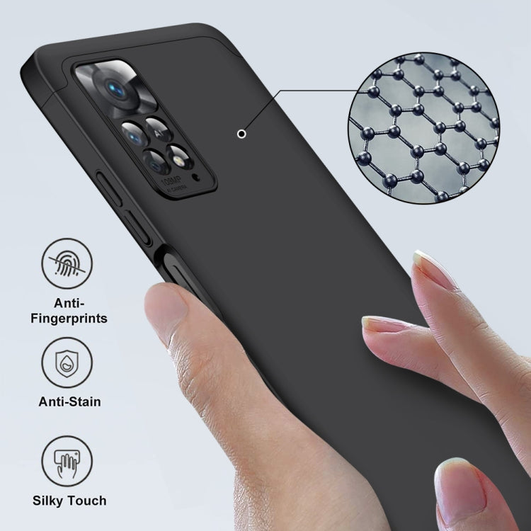 For Xiaomi Redmi Note 11 Pro 4G / 5G Global GKK Three Stage Splicing Full Coverage PC Case(Black) - free shipping - PMC TechLife - Order now!