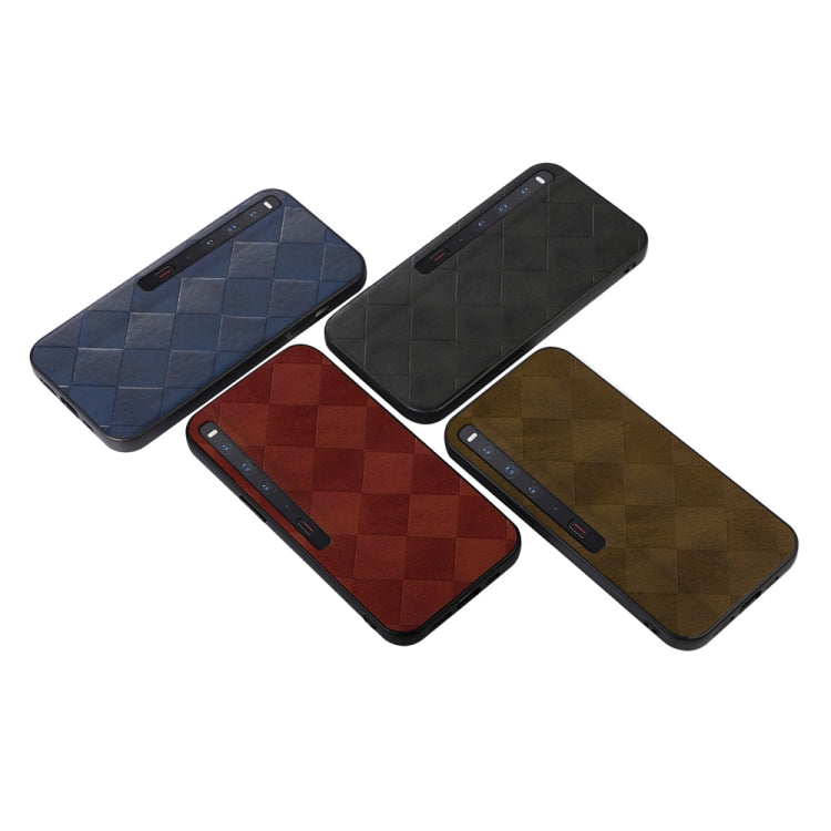 For Huawei Mate Xs 2 Weave Plaid PU Phone Case(Brown) - free shipping - PMC TechLife - Order now!