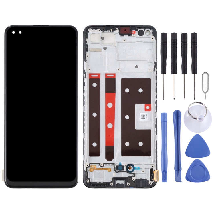 Original LCD Screen For OPPO Reno4 Lite/F17 Pro with Digitizer Full Assembly with Frame - free shipping - PMC TechLife - Order now!