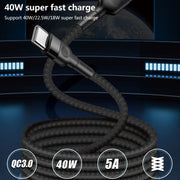 8 Pin 5A Beauty Tattoo USB Charging Cable,Cable Length: 1m(Green)