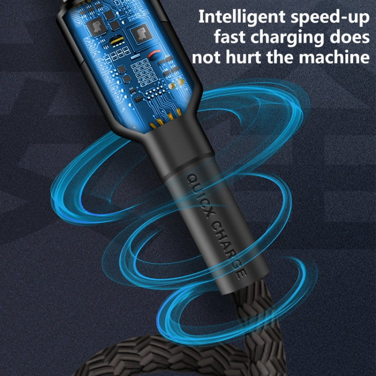 8 Pin 5A Beauty Tattoo USB Charging Cable,Cable Length: 1m(Black) - Normal Style Cable by PMC TechLife | Online Shopping South Africa | PMC TechLife