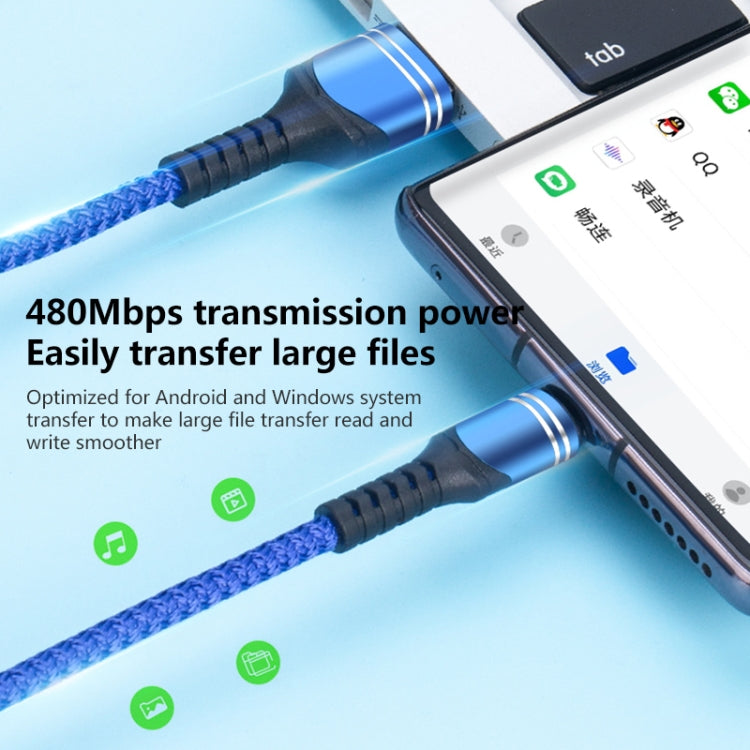 8 Pin 6A Woven Style USB Charging Cable, Cable Length: 1m(Red) - Normal Style Cable by PMC TechLife | Online Shopping South Africa | PMC TechLife