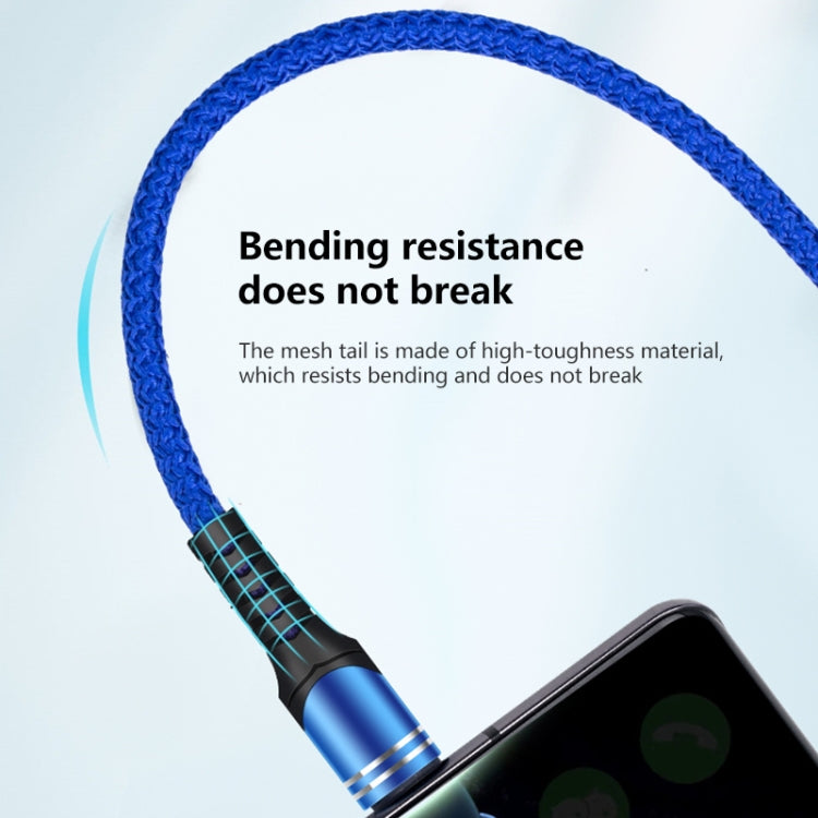 8 Pin 6A Woven Style USB Charging Cable, Cable Length: 1m(Red) - Normal Style Cable by PMC TechLife | Online Shopping South Africa | PMC TechLife