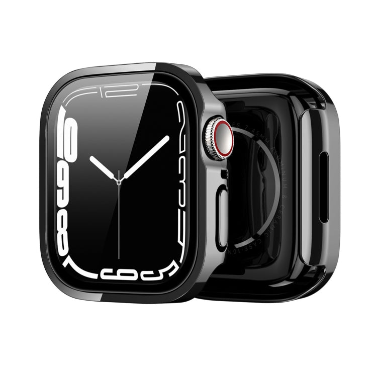 DUX DUCIS Electroplated PC Watch Case For Apple Watch Series 9 / 8 / 7 45mm(Black) - Watch Cases by DUX DUCIS | Online Shopping South Africa | PMC TechLife | Buy Now Pay Later Mobicred
