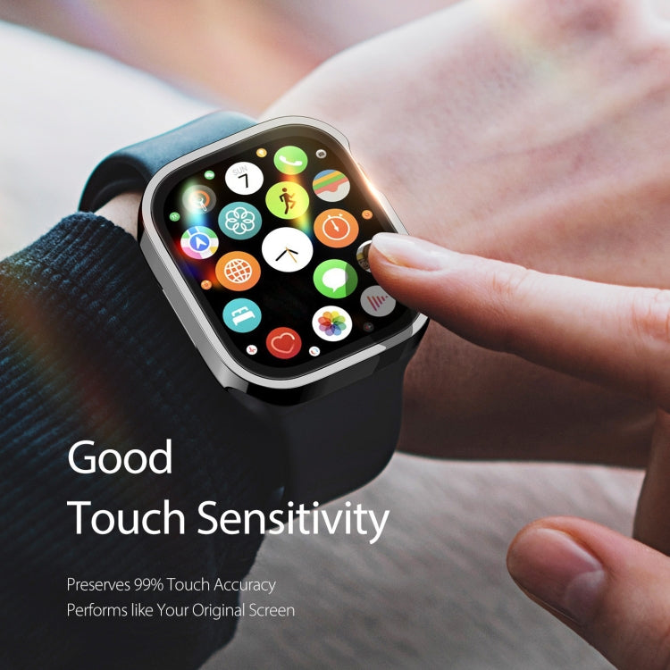 DUX DUCIS Electroplated PC Watch Case For Apple Watch Series 9 / 8 / 7 45mm(Black) - Watch Cases by DUX DUCIS | Online Shopping South Africa | PMC TechLife | Buy Now Pay Later Mobicred