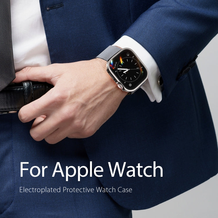DUX DUCIS Electroplated PC Watch Case For Apple Watch Series 9 / 8 / 7 45mm(Black) - Watch Cases by DUX DUCIS | Online Shopping South Africa | PMC TechLife | Buy Now Pay Later Mobicred