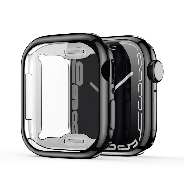 DUX DUCIS Samo Series Electroplated TPU Watch Case For Apple Watch Series 9 / 8 / 7 45mm(Black) - free shipping - PMC TechLife - Order now!