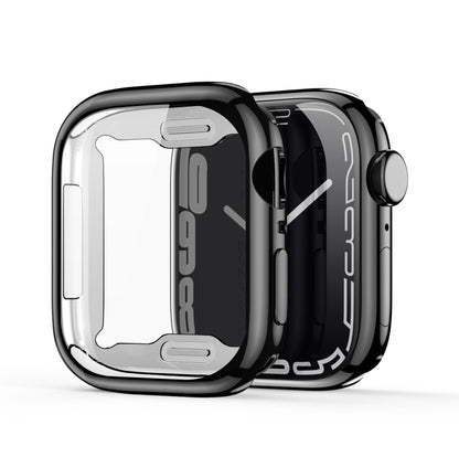 DUX DUCIS Samo Series Electroplated TPU Watch Case For Apple Watch Series 9 / 8 / 7 45mm(Black) - free shipping - PMC Jewellery - Order now!