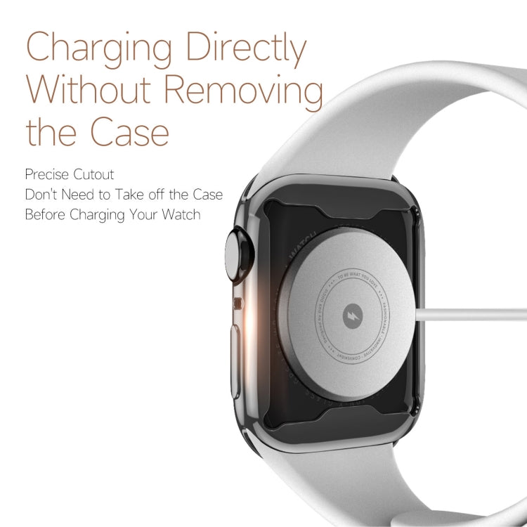 DUX DUCIS Samo Series Electroplated TPU Watch Case For Apple Watch Series 9 / 8 / 7 45mm(Black) - free shipping - PMC Jewellery - Order now!