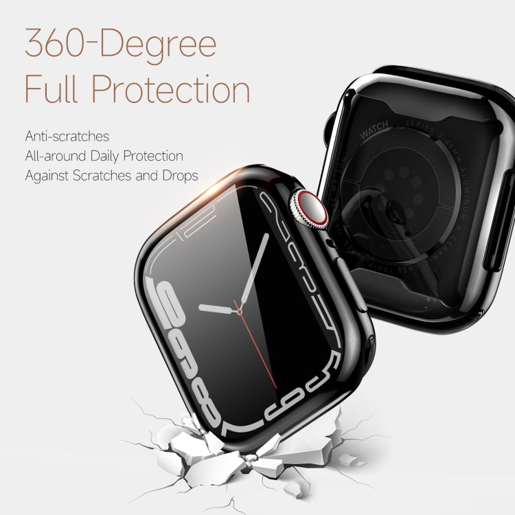 DUX DUCIS Samo Series Electroplated TPU Watch Case For Apple Watch Series 9 / 8 / 7 45mm(Black) - free shipping - PMC Jewellery - Order now!