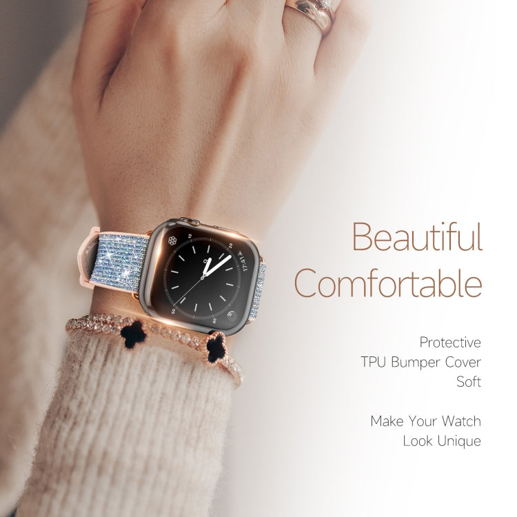 DUX DUCIS Samo Series Electroplated TPU Watch Case For Apple Watch Series 9 / 8 / 7 45mm(Black) - free shipping - PMC Jewellery - Order now!
