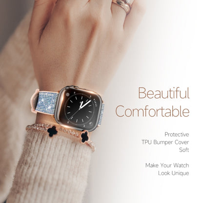DUX DUCIS Samo Series Electroplated TPU Watch Case For Apple Watch Series 9 / 8 / 7 45mm(Black) - free shipping - PMC Jewellery - Order now!