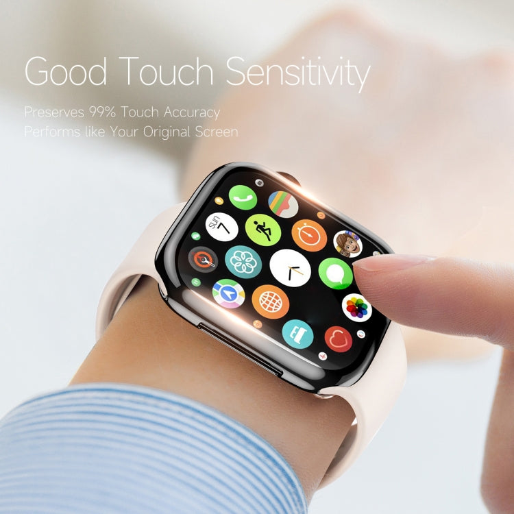 DUX DUCIS Samo Series Electroplated TPU Watch Case For Apple Watch Series 9 / 8 / 7 45mm(Black) - free shipping - PMC TechLife - Order now!