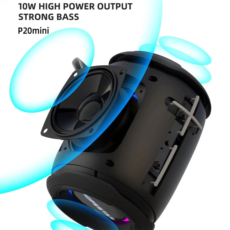 HOPESTAR P20 mini Waterproof Wireless Bluetooth Speaker(Black) - free shipping - PMC TechLife - Order now!