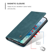 For Galaxy S20 Plus CaseMe Multifunctional Horizontal Flip Leather Case, with Card Slot & Holder & Wallet(Blue)