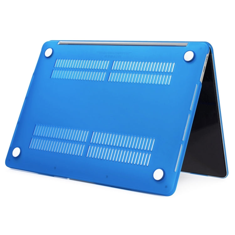 Laptop Matte Style Protective Case For MacBook Pro 13.3 inch 2022(Dark Blue)
