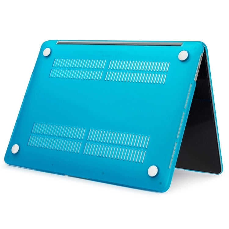 Laptop Matte Style Protective Case For MacBook Pro 13.3 inch 2022(Water Blue) - MacBook Pro Cases by PMC TechLife | Online Shopping South Africa | PMC TechLife
