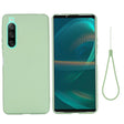 For Sony Xperia 10 IV Pure Color Liquid Silicone Shockproof Phone Case(Green) - Sony Cases by PMC TechLife | Online Shopping South Africa | PMC TechLife | Buy Now Pay Later Mobicred