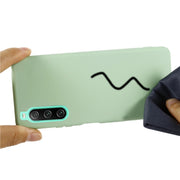 For Sony Xperia 10 IV Pure Color Liquid Silicone Shockproof Phone Case(Green)