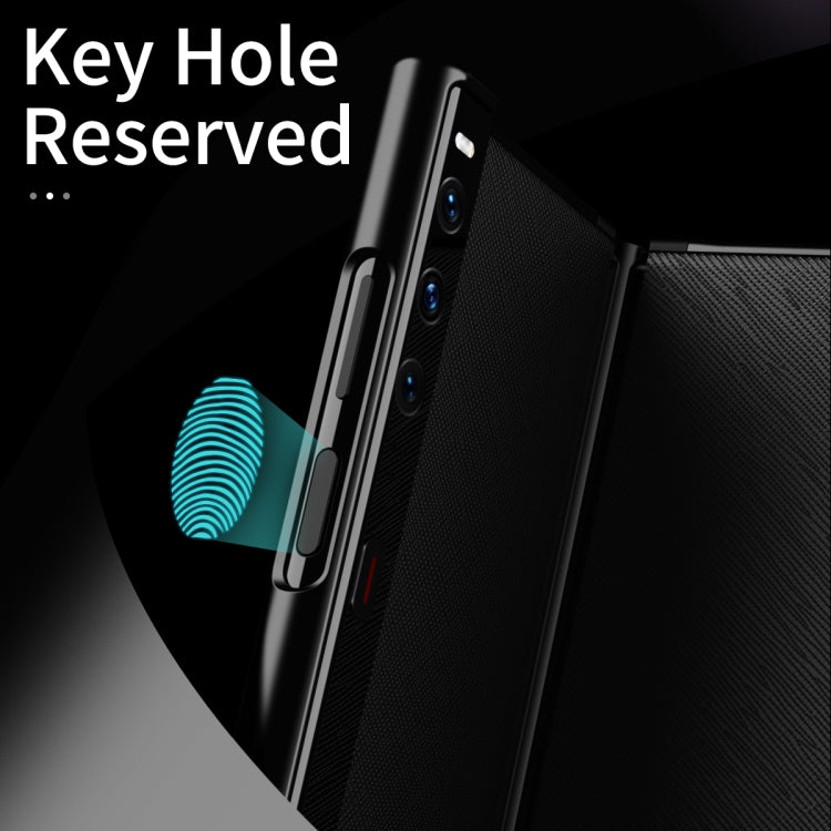 For Huawei Mate Xs 2 Ultra-thin Frame Shockproof Phone Case(Black)