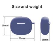 For Redmi Buds 4 Pro Silicone Earphone Protective Case(Dark Blue)