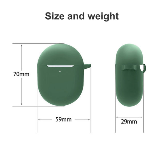 For Redmi Buds4 Silicone Earphone Protective Case(Dark Green)