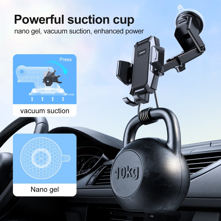 JOYROOM JR-ZS285 Mechanical Car Dashboard Phone Holder(Black) - Universal Car Holders by JOYROOM | Online Shopping South Africa | PMC TechLife | Buy Now Pay Later Mobicred